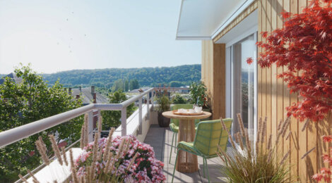 Programme immobilier neuf Résidence Lorine - Petit-Couronne centre-ville près des bords de Seine (76650) - Référence : 11485