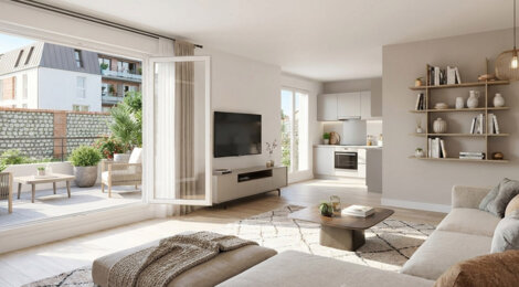 Programme immobilier neuf RésidenceAristide - Petit-Couronne proche Rouen dans un cadre calme et pratique (76650) - Référence : 17424