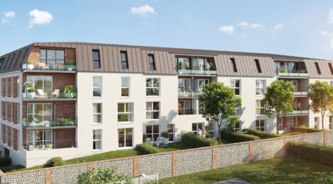Programme immobilier neuf RésidenceAristide - Petit-Couronne proche Rouen dans un cadre calme et pratique (76650) - Référence : 17424