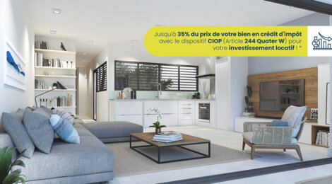 Programme immobilier neuf LE DOMAINE DU GRAND BLEU - Petite-Île aux portes de Saint-Pierre (97429) - Référence : 12133