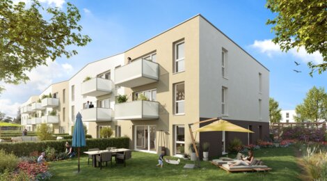 Programme immobilier neuf ESPRIT COTTAGE -  Phalempin : appartements neufs du 2 au 4 pièces à 20 min de Lille-Flandres (59133) - Référence : 15446