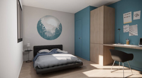 Programme immobilier neuf LE 67 EUROPE - Pierre-Bénite : appartements neufs près du parc Georges Manillier, investissement locatif clé en main (69600) - Référence : 12260