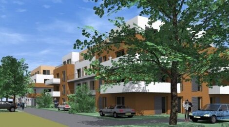 Programme immobilier neuf LE DOMAINE DE PIERRELAYE - Pierrelaye : 9 appartements T2–T5 avec architecture moderne et stationnement adapté proche de Paris La Défense (95480) - Référence : 1005