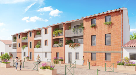 Programme immobilier neuf RÉSIDENCE NEVADA - Pins-Justaret : appartements neufs du 2 au 4 pièces en centre-ville (31860) - Référence : 14821
