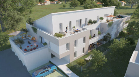 Programme immobilier neuf HORIZON -  Pins-Justaret : logements neufs du 2 au 4 pièces proche de la médiathèque (31860) - Référence : 14822