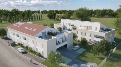 Programme immobilier neuf HORIZON -  Pins-Justaret : logements neufs du 2 au 4 pièces proche de la médiathèque (31860) - Référence : 14822