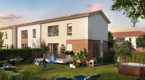 Programme immobilier neuf Résidence Terra Flora - Pinsaguel : appartements et maisons neuves à moins d’1 km des commerces (31120) - Référence : 14850