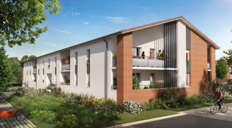 Programme immobilier neuf Résidence Terra Flora - Pinsaguel : appartements et maisons neuves à moins d’1 km des commerces (31120) - Référence : 14850