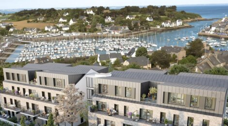 Programme immobilier neuf LA FLOTTILLE - Pléneuf-Val-André : Appartements T2–T5 avec terrasses, parking sécurisé et proximité bord de mer (22370) - Référence : 14677