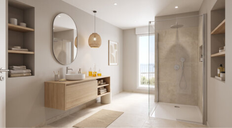 Programme immobilier neuf LA FLOTTILLE - Pléneuf-Val-André : Appartements T2–T5 avec terrasses, parking sécurisé et proximité bord de mer (22370) - Référence : 14677