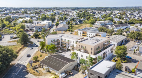 Programme immobilier neuf COEUR ATLANTIQUE - Ploemeur à proximité de Larmor-Plage (56270) - Référence : 15697
