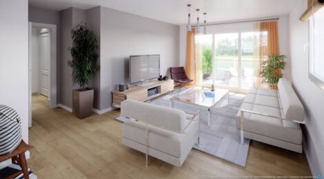 Programme immobilier neuf LE CLOS DU MOULIN / RESIDENCE DU PONANT - Ploeren : appartements neufs du 2 au 4 pièces à 13 min de Vannes et des plages (56880) - Référence : 10962