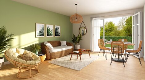 Programme immobilier neuf Les Jardins d’Oscara - Plombières-lès-Dijon : appartements et maisons neuves du studio au T4 à 5 min du lac Kir (21370) - Référence : 14650