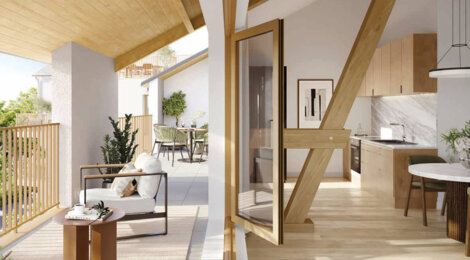 Programme immobilier neuf VILLA MARINE - Plouharnel à proximité de la plage de Carnac (56340) - Référence : 15693