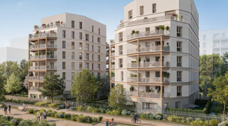 Programme immobilier neuf VILLA ANTOINETTE - Poissy – Résidence contemporaine dans l’écoquartier Rouget-de-Lisle (78300) - Référence : 17850