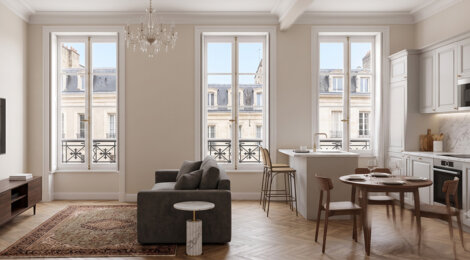 Programme immobilier neuf RUE JEAN JAURES - Poitiers, 3 pièces de caractère proche gare et commerces (86000) - Référence : 17984