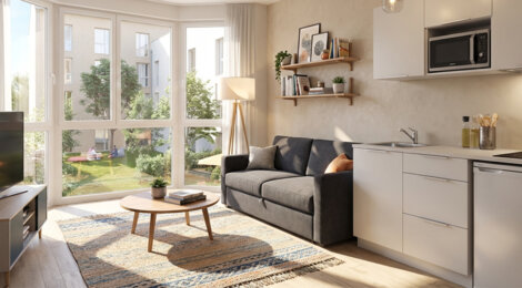 Programme immobilier neuf CAP ETUDES POITIERS - Poitiers résidence étudiante à proximité des commerces et bus (86000) - Référence : 13899