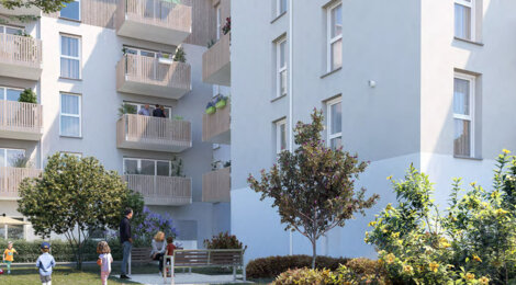 Programme immobilier neuf Côté Verger - Poitiers vivre quartier paisible proche centre et services (86000) - Référence : 17115