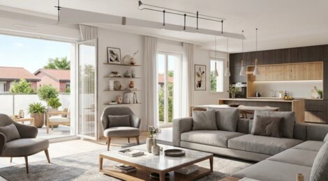 Programme immobilier neuf ABELIA - Pompertuzat à deux pas du centre commercial (31450) - Référence : 17660