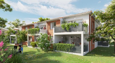 Programme immobilier neuf LES JARDINS DE LUMIERE - Pompertuzat cœur de village (31450) - Référence : 7845