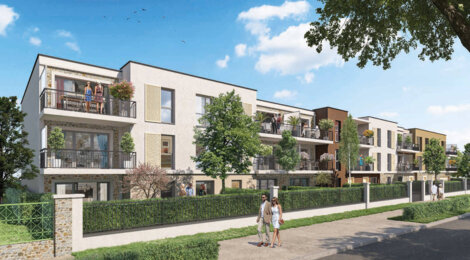 Programme immobilier neuf Les Jardins de Courtin - Pomponne : appartements neufs du 2 au 4 pièces proche de la gare (77400) - Référence : 14961