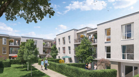 Programme immobilier neuf Les Jardins de Courtin - Pomponne : appartements neufs du 2 au 4 pièces proche de la gare (77400) - Référence : 14961