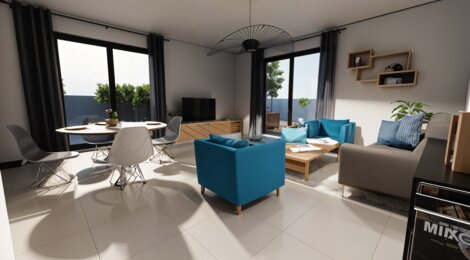 Programme immobilier neuf CARRE LIBERTE - Pont-de-Chéruy à proximité en voiture de Lyon (38230) - Référence : 12483