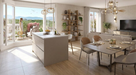 Programme immobilier neuf DOMAINE DU VALLON - Pont-Évêque proche Lyon avec accès TER rapide (38780) - Référence : 17084