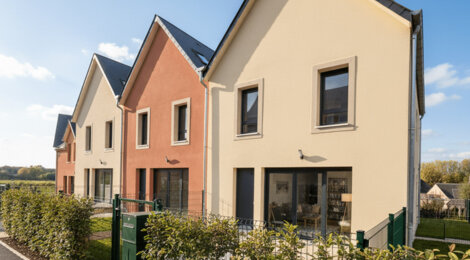 Programme immobilier neuf Le Hamô - Pont-l’Évêque, maisons au cœur du Mont Fiquet (14130) - Référence : 13434