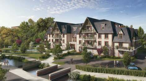 Programme immobilier neuf Les Jardins de Ponti - Pont-l'Evêque proche des plages (14130) - Référence : 14465