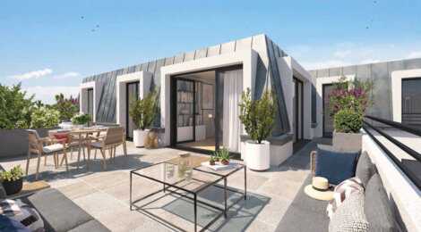 Programme immobilier neuf Les Terrasses d'Albane - Pontault-Combault : appartements neufs du 2 au 4 pièces proche des commerces (77340) - Référence : 15026