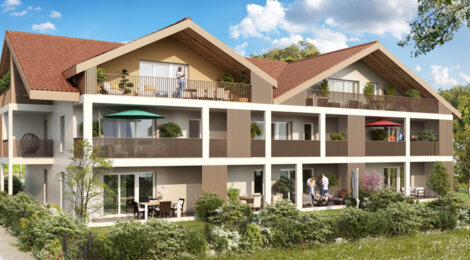 Programme immobilier neuf AKTUEL - Pontcharra proche gare TER à vélo (38530) - Référence : 14036