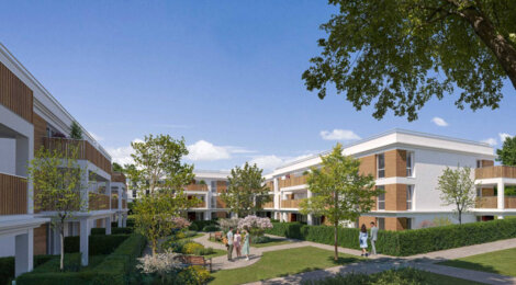 Programme immobilier neuf Les Jardins des Rives - Pontivy à 10 minutes à pied du Blavet (56300) - Référence : 15672