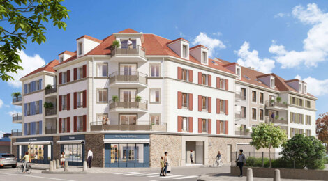 Programme immobilier neuf LES ROSES DEBUSSY - Pontoise implantée dans le quartier de l’Hermitage (95000) - Référence : 9032