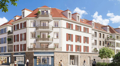 Programme immobilier neuf Les Roses Debussy - Pontoise implantée dans le quartier de l’Hermitage (95000) - Référence : 18288