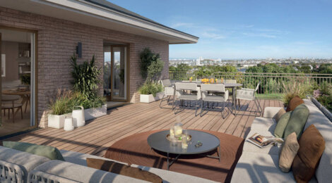 Programme immobilier neuf Idylle - Pontoise quartier Bossut près des lignes de bus (95000) - Référence : 17060