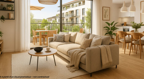 Programme immobilier neuf Nouvelle Idylle - Pontoise quartier Bossut proche Transilien H, J et RER C (95000) - Référence : 13604