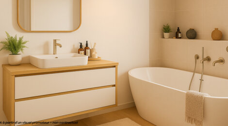 Programme immobilier neuf Nouvelle Idylle - Pontoise quartier Bossut proche Transilien H, J et RER C (95000) - Référence : 13604