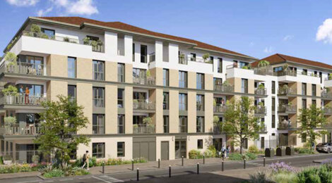 Programme immobilier neuf Nouvelle Idylle - Pontoise quartier Bossut proche Transilien H, J et RER C (95000) - Référence : 13604