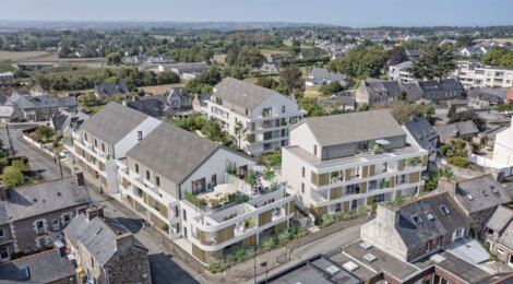 Programme immobilier neuf BLEUENN - Pordic : appartements neufs à 100m de l’Église, nature et confort RE2020 (22590) - Référence : 14665