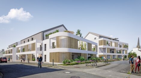 Programme immobilier neuf BLEUENN - Pordic : appartements neufs à 100m de l’Église, nature et confort RE2020 (22590) - Référence : 14665