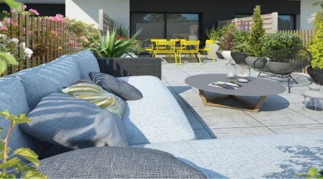 Programme immobilier neuf Fleur du Littoral - Pornichet : Appartements T2–T4 avec terrasses, vue mer et ambiance conviviale à 50 m de la plage Sainte-Marguerite (44380) - Référence : 14214