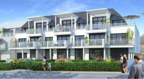 Programme immobilier neuf Fleur du Littoral - Pornichet : Appartements T2–T4 avec terrasses, vue mer et ambiance conviviale à 50 m de la plage Sainte-Marguerite (44380) - Référence : 14214