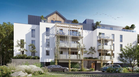 Programme immobilier neuf CARAVELLE - Pornichet : Appartements T2–T5 avec terrasses, vues Hippodrome et proximité Port de Plaisance (44380) - Référence : 14731
