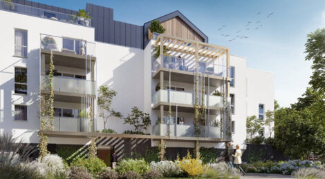 Programme immobilier neuf CARAVELLE - Pornichet : Appartements T2–T5 avec terrasses, vues Hippodrome et proximité Port de Plaisance (44380) - Référence : 14731