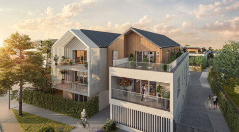 Programme immobilier neuf Jardin d'Epona - Pornichet : maisons et appartements neufs du studio au 5 pièces entre l’Hippodrome et la Mer (44380) - Référence : 15545