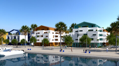Programme immobilier neuf DOCKSIDE - Port-Saint-Louis-du-Rhône résidence intimiste proche des Calanques (13230) - Référence : 13645