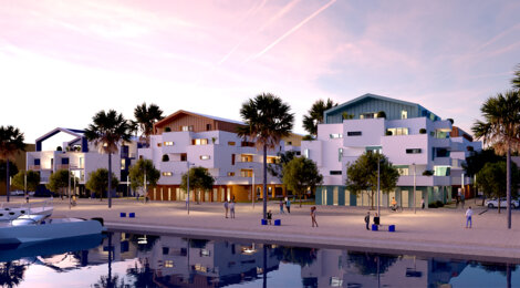 Programme immobilier neuf DOCKSIDE - Port-Saint-Louis-du-Rhône résidence intimiste proche des Calanques (13230) - Référence : 13645