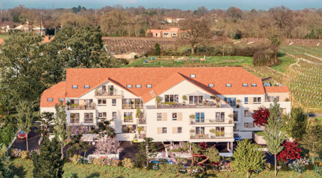 Programme immobilier neuf LE DOMAINE DES VIGNES - Port-Saint-Père : Appartements studio–T5 avec terrasses, domotique et vue sur l’Acheneau proche du Lac de Grand Lieu (44710) - Référence : 6591