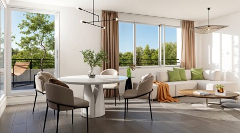 Programme immobilier neuf Le Domaine des Roses - Préaux à une vingtaine de minutes de Rouen (76160) - Référence : 16257